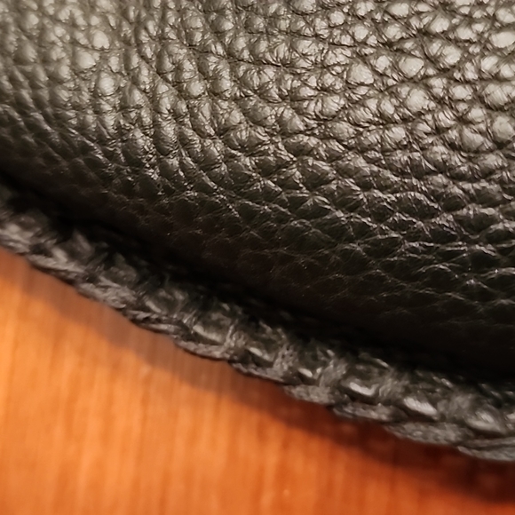 Chi by Carlos Falchi black leather and snakeskin print BEAUTY!! - Picture 6 of 12